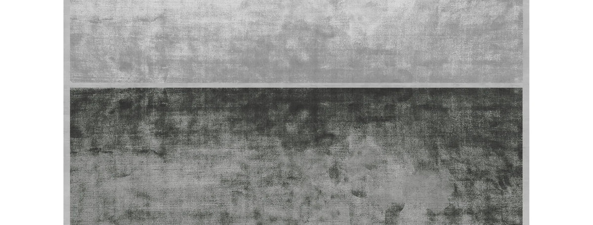 Marano Ticino MO300 Rug by Second Studio, showing closeup view of marano ticino mo300 rug by second studio in mixed grey.
