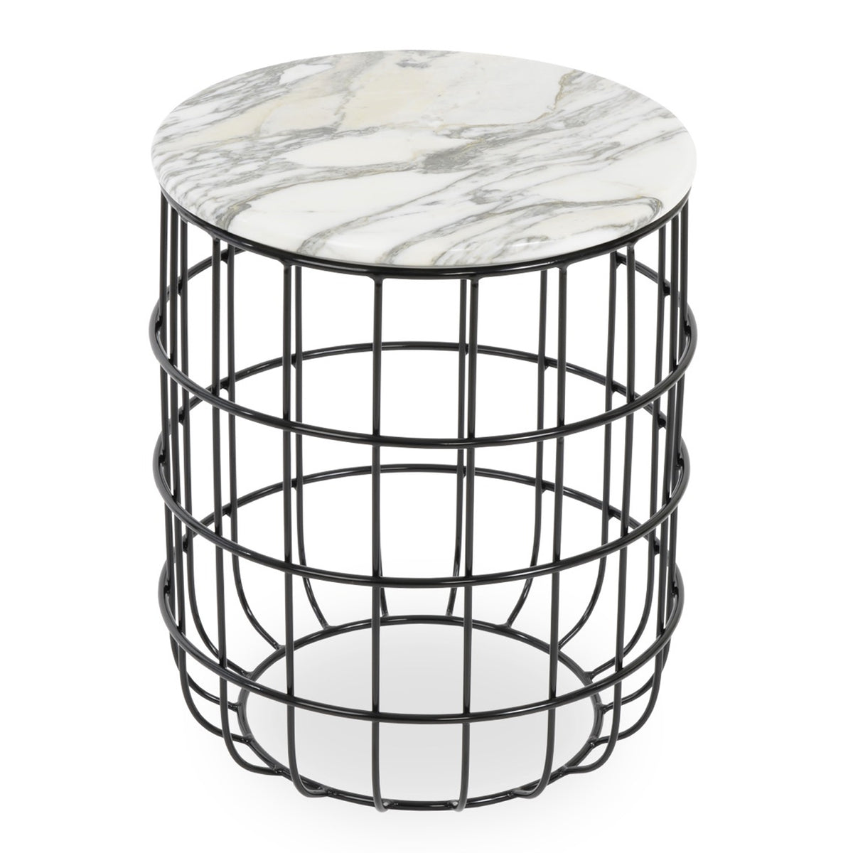 Violetta Marble End Table by SohoConcept, showing marble end table.