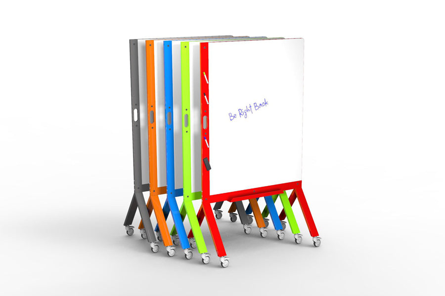 Marc Mobile Marker Board by Scale 1:1, showing marc mobile marker boards in different colors.