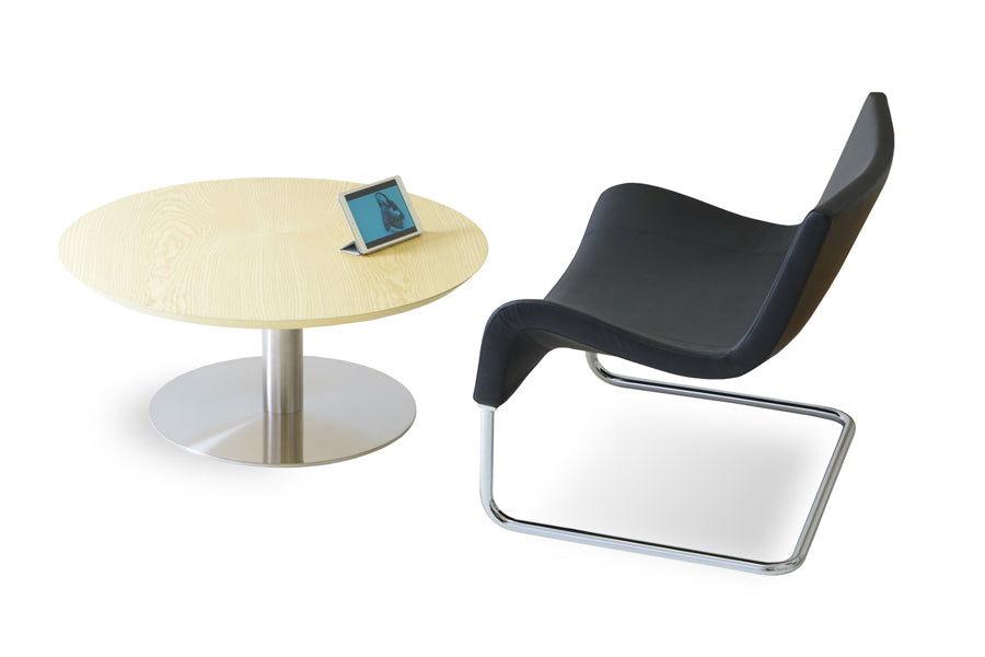 Marmaris Chair by SohoConcept, showing chair with table in live shot.