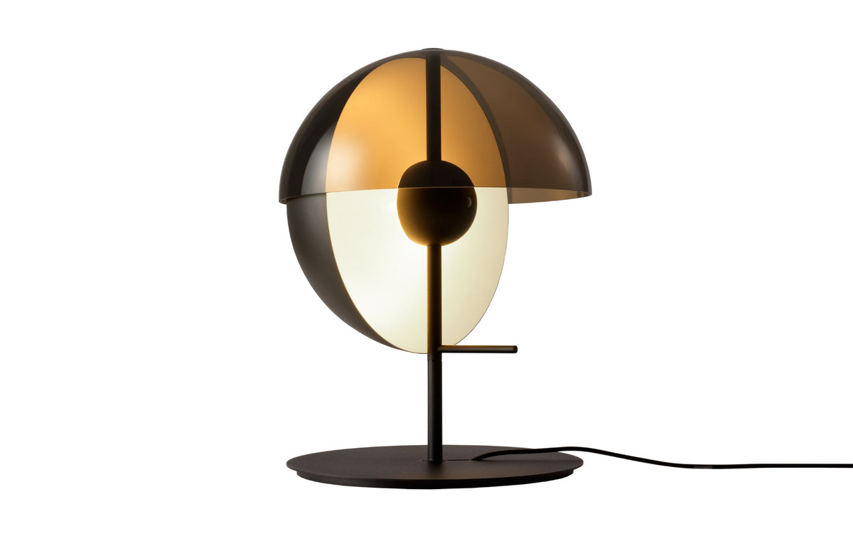 Theia Table Lamp by Marset - Black Lacquered Aluminum.