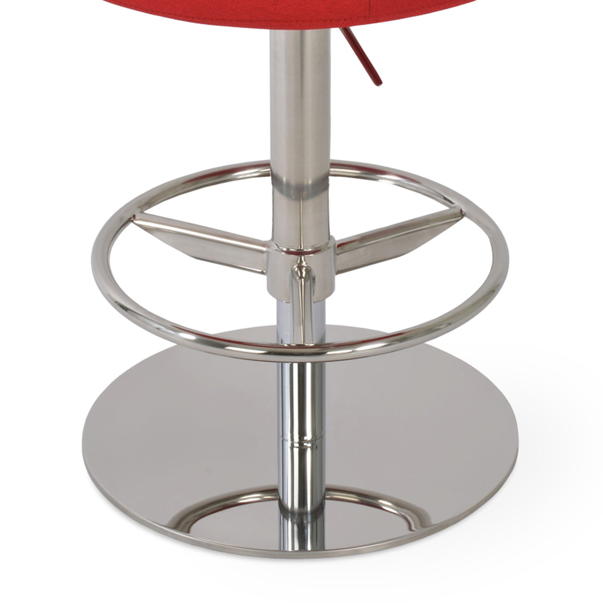 Martini Piston Stool by SohoConcept, showing closeup view of piston stool.