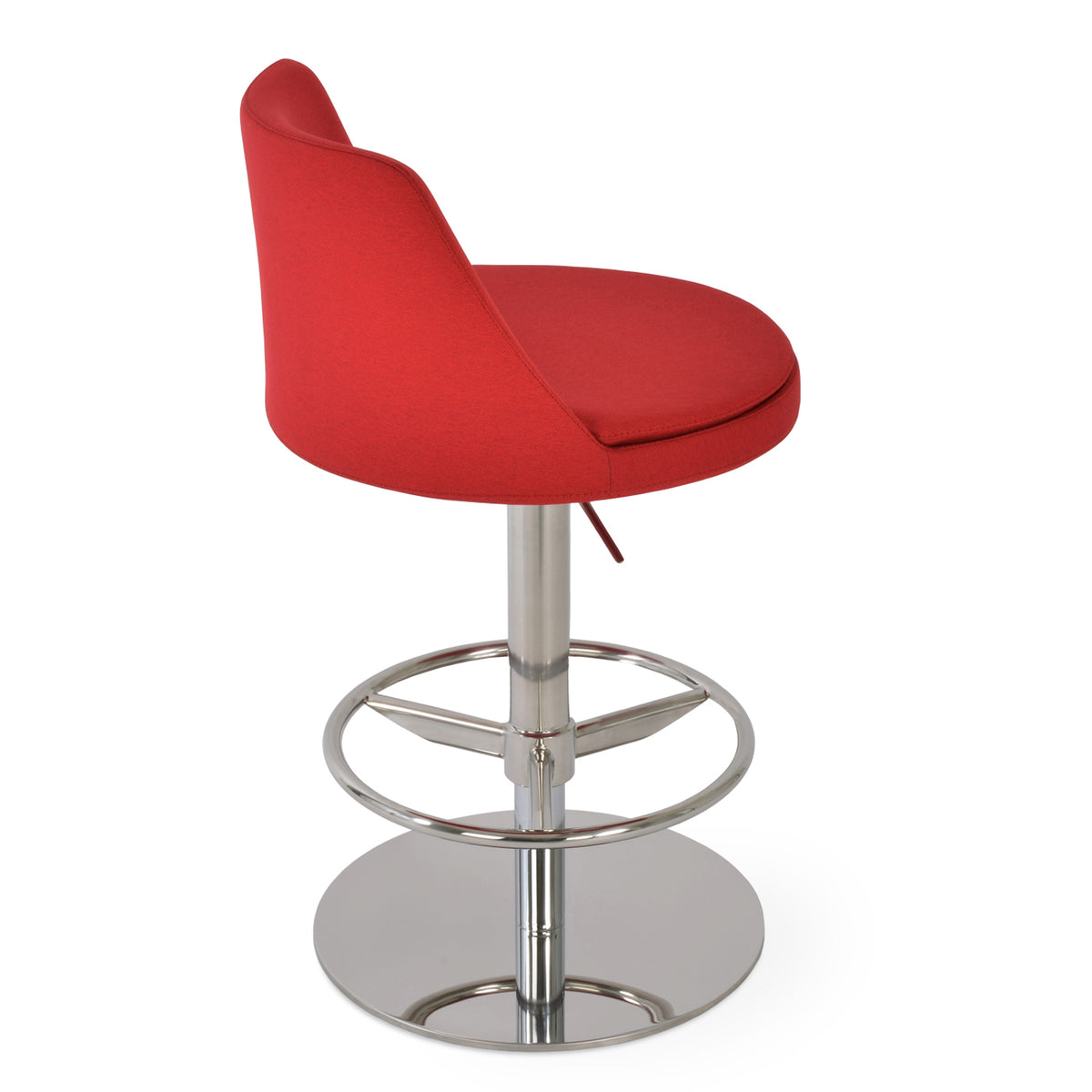 Martini Piston Stool by SohoConcept, showing angle view of piston stool.