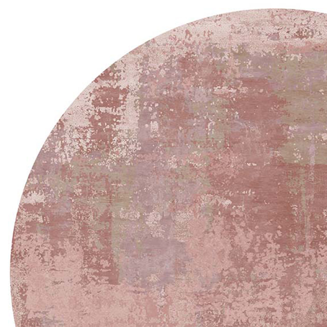 Mass Alsace No 129 MA129 Rug by Second Studio, showing closeup view of mass alsace no 129 ma129 in selections of vintage pink.