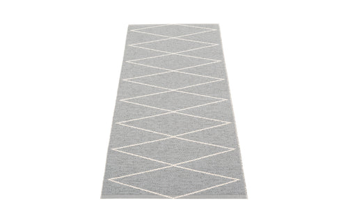 Max Grey & Vanilla Runner Rug by Pappelina - 2.25' x 5.25'