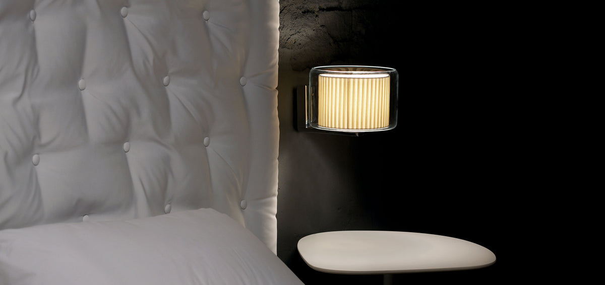 Mercer A Wall Lamp by Marset, showing mercer a wall lamp in live shot.