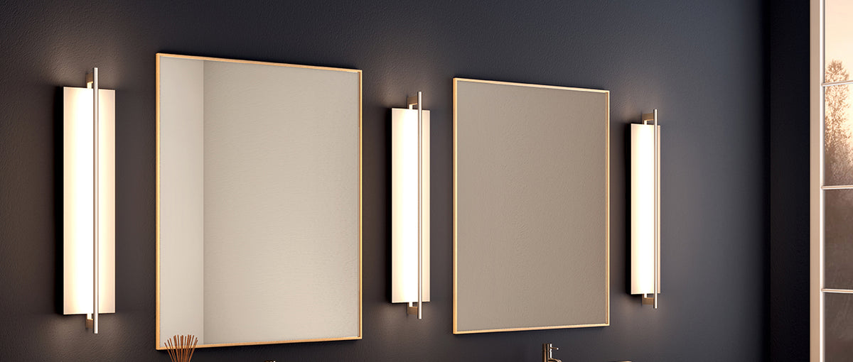 Merus LED Sconce by Cerno, showing of merus led sconce in live shot.