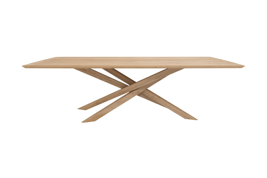 Mikado Dining Table by Ethnicraft - 94" x 43" Rectangular, Oak.
