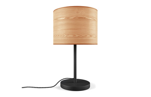 Milton Table Lamp by Gus Modern - Ash Veneer/Black.