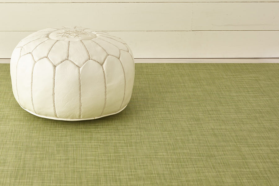 Mini Basketweave Woven Floor Mat by Chilewich, showing mini basketweave woven floor mat in live shot.