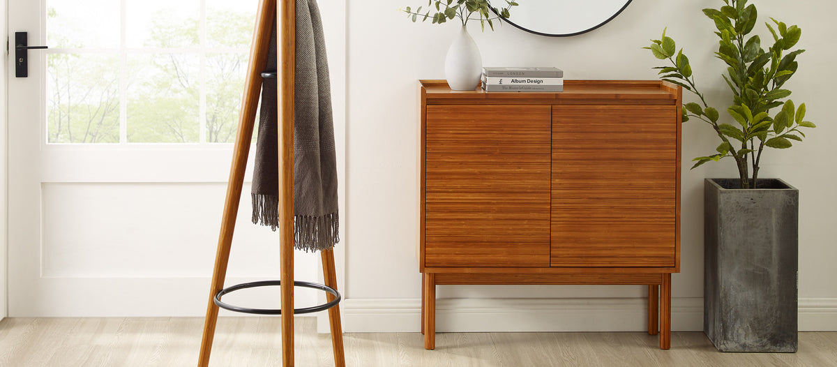 Mira Console Storage by Greenington, showing mira console storage in live shot.
