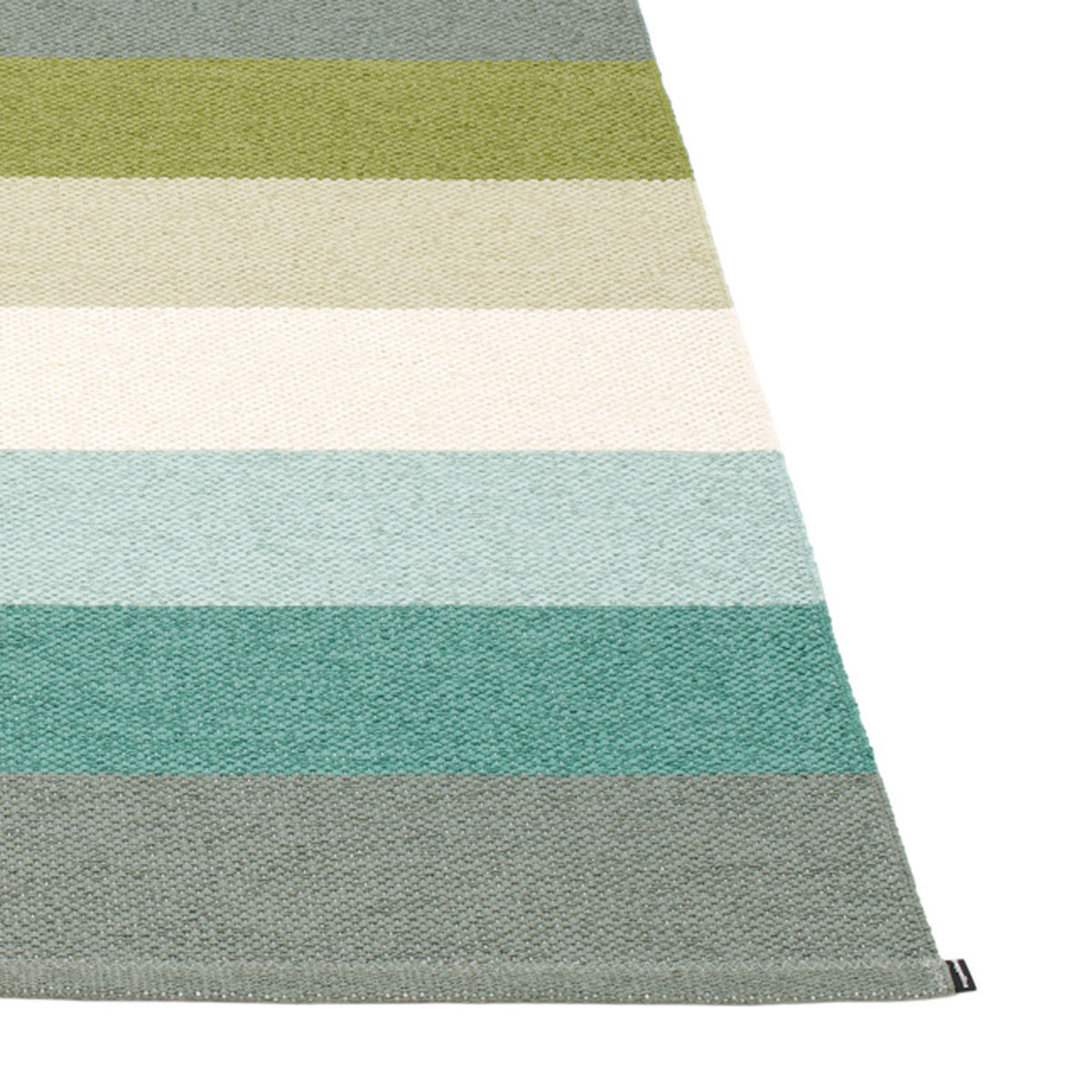 Molly Forest Runner Rug by Pappelina, showing closeup view of molly forest runner rug.