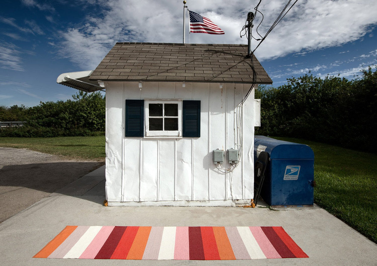 Molly Sunset Runner Rug by Pappelina, showing molly sunset runner rug in live shot.