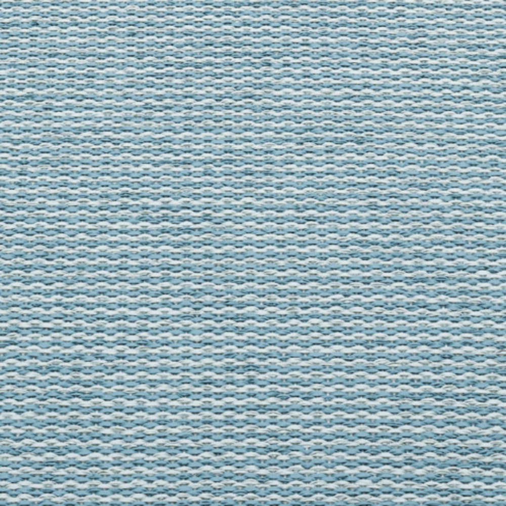 Mono Blue Fog & Dove Blue Rug by Pappelina, showing detail view of mono blue fog & dove blue rug.