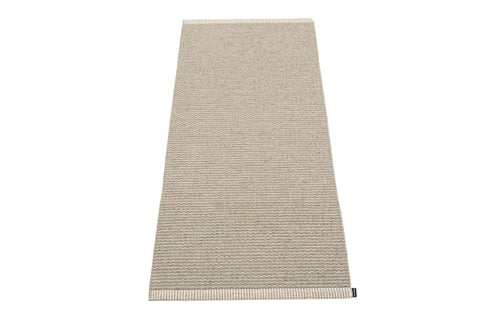 Mono Dark Linen Rug by Pappelina- 2' x 5'