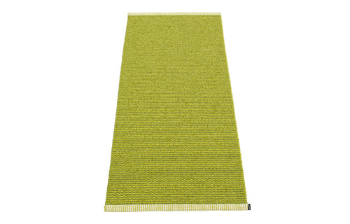 Mono Lime & Olive Rug by Pappelina - 2' x 5'