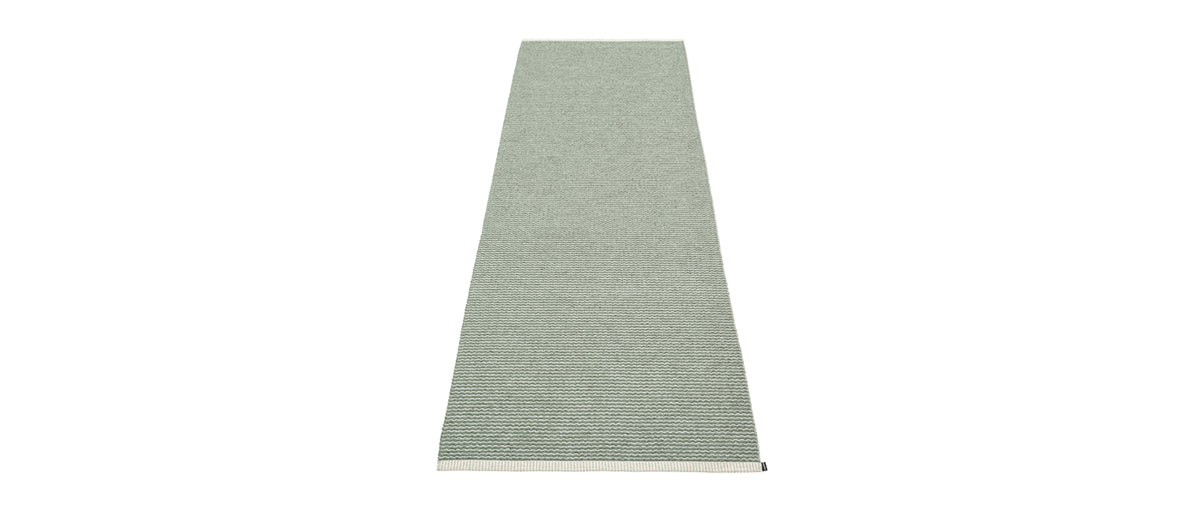 Mono Sage & Army Rug by Pappelina, showing of mono sage & army rug.