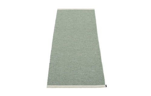 Mono Sage & Army Rug by Pappelina - 2' x 5'