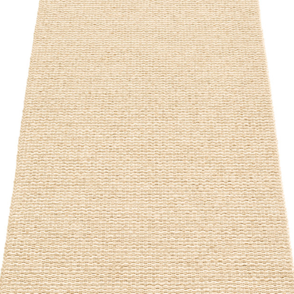 Mono Sand & Cream Rug by Pappelina, showing detail view of mono sand & cream rug.