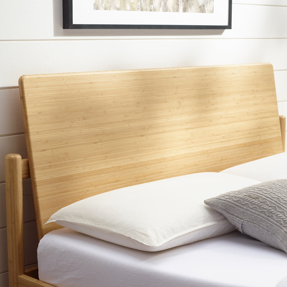 Monterey Bedroom Collection by Greenington, showing closeup view of monterey bedroom collection in live shot.
