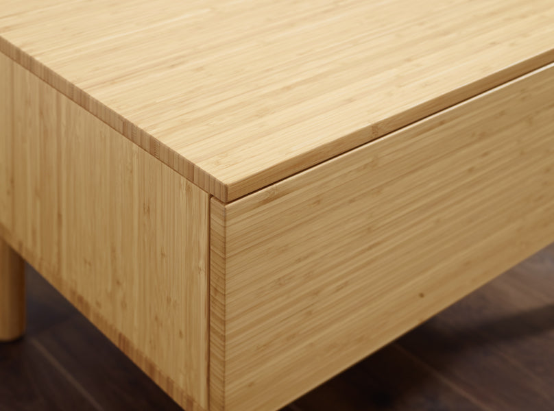Monterey Bedroom Collection by Greenington, showing closeup view of monterey bedroom collection in live shot.