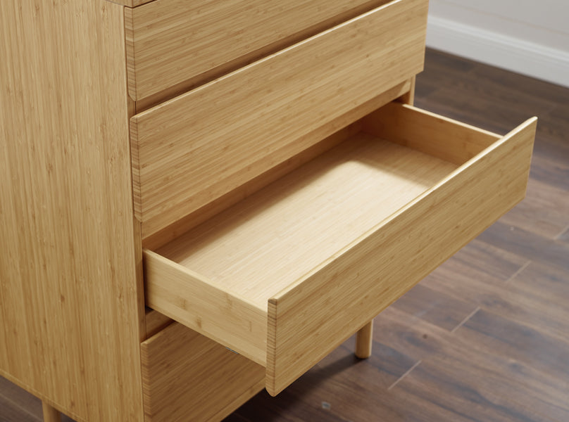 Monterey Bedroom Collection by Greenington, showing closeup view of monterey bedroom collection in live shot.