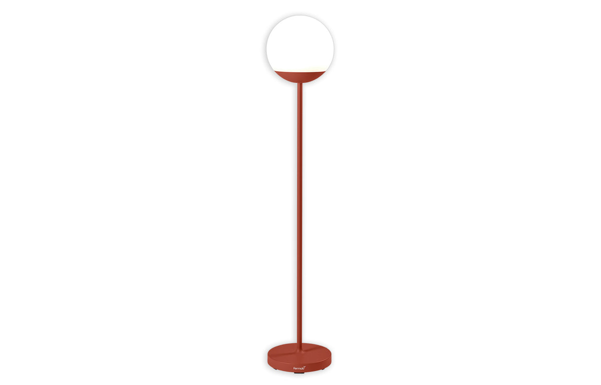 Mooon Lamps by Fermob - 53" Height, Red Ochre.