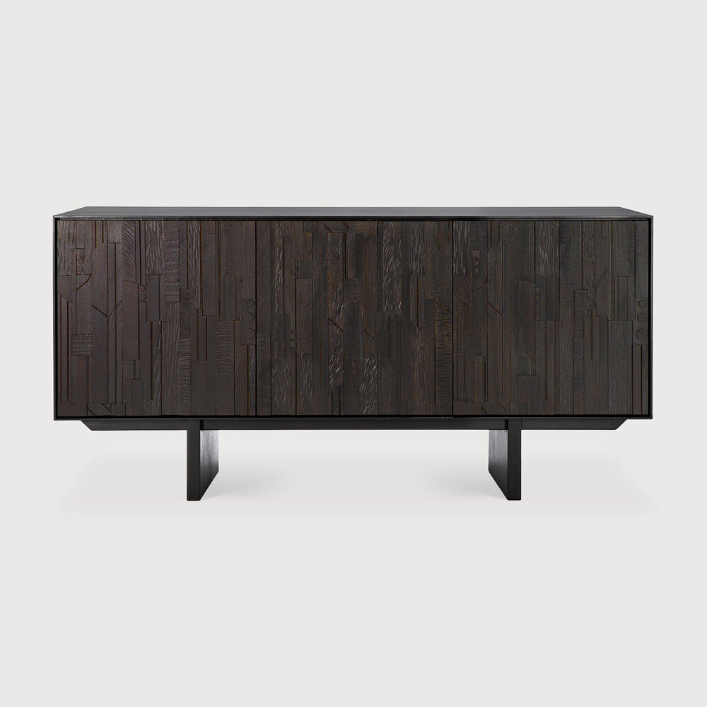 Mosaic Sideboard by Ethnicraft - showing front view of sideboard.
