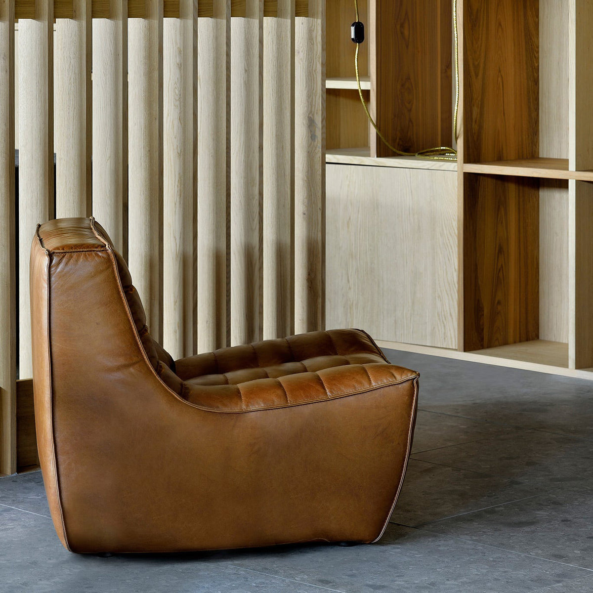 N701 Sectional Collection by Ethnicraft, showing n701 sectional collection in live shot.