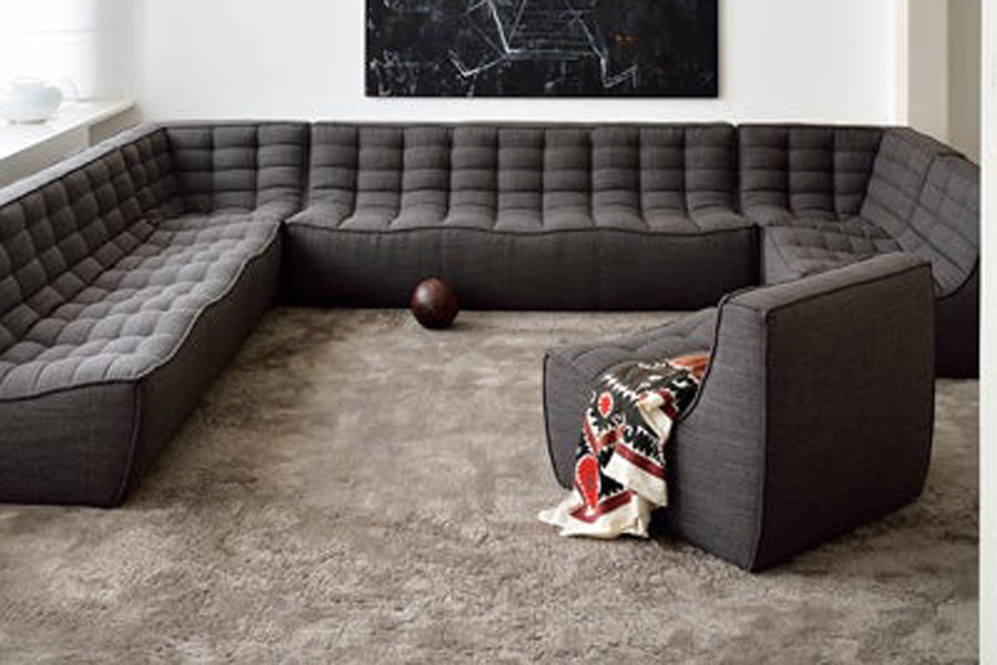 N701 Sectional Collection by Ethnicraft, showing n701 sectional collection in live shot.