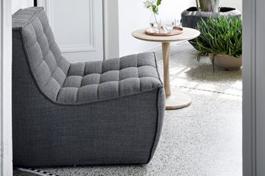 N701 Sectional Collection by Ethnicraft, showing n701 sectional collection in live shot.