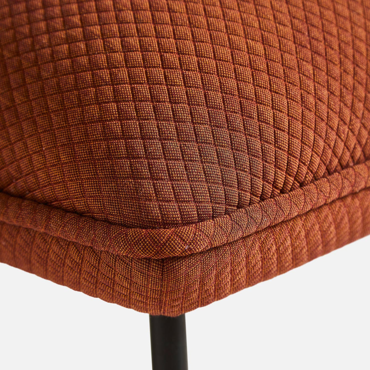Nakki Bench by Woud, showing closeup view of nakki bench in studio shot.