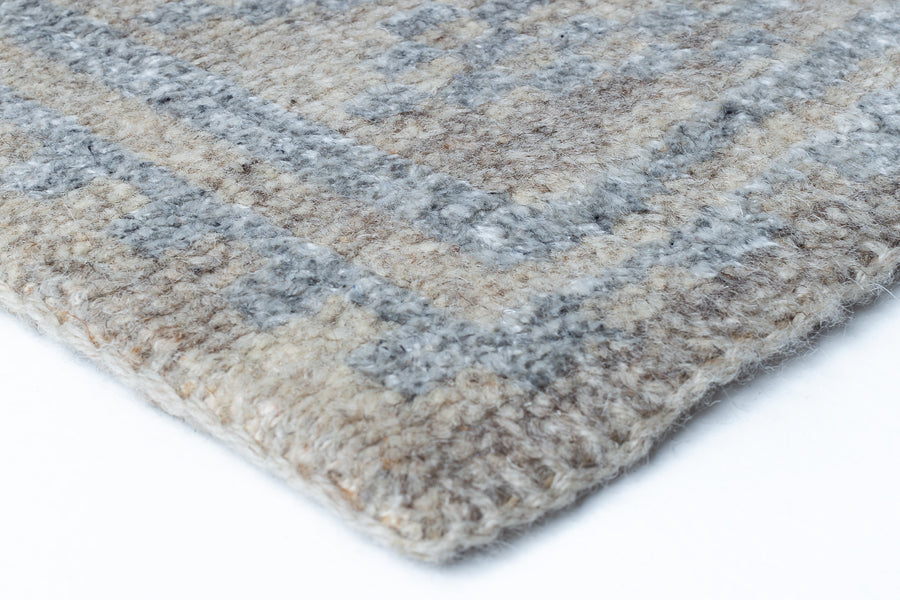 Native 217.001.900 Hand Knotted Rug by Ligne Pure, showing detail view of native 217.001.900 hand knotted rug.