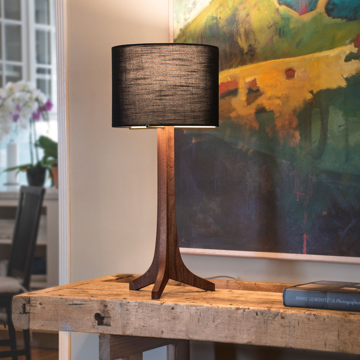 Nauta LED Table Lamp by Cerno, showing nauta led table lamp in live shot.