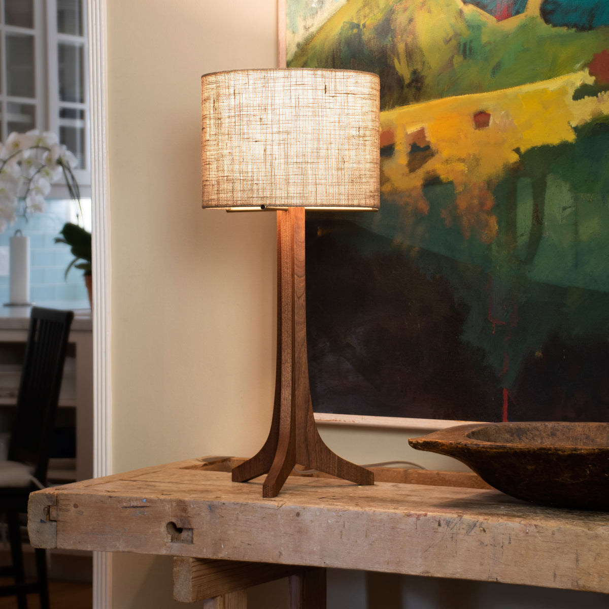 Nauta LED Table Lamp by Cerno, showing nauta led table lamp in live shot.