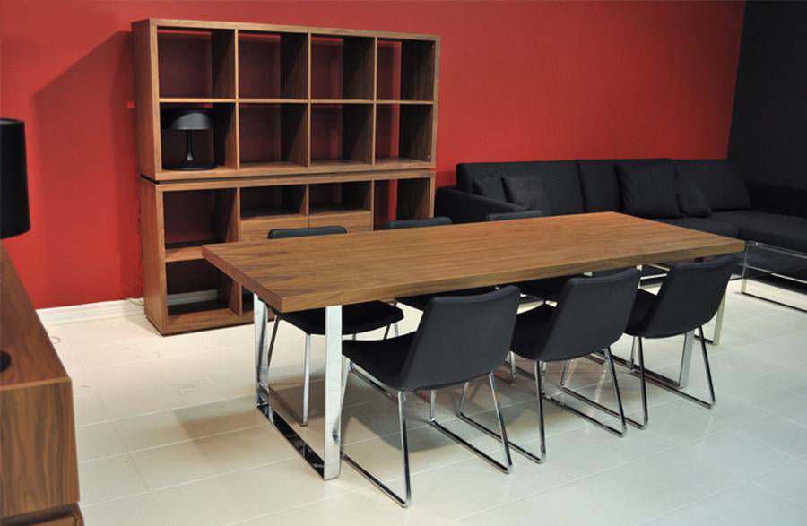 Nevada Sled Dining Chair by SohoConcept, live shoot of the chair.