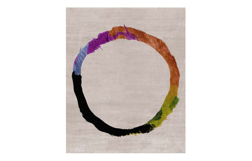 Nevolo No 131 NO131 Rug by Second Studio - Grey & Multi Colors.