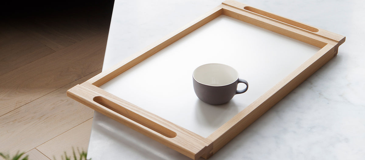 Alvar Tray by Nikari, showing alvar tray in live shot.