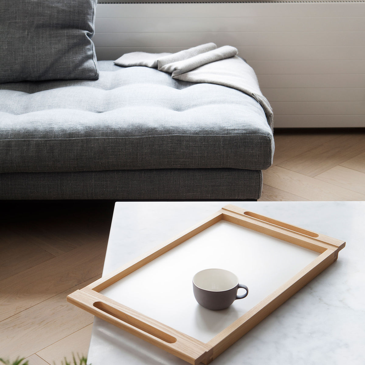 Alvar Tray by Nikari, showing alvar tray in live shot.