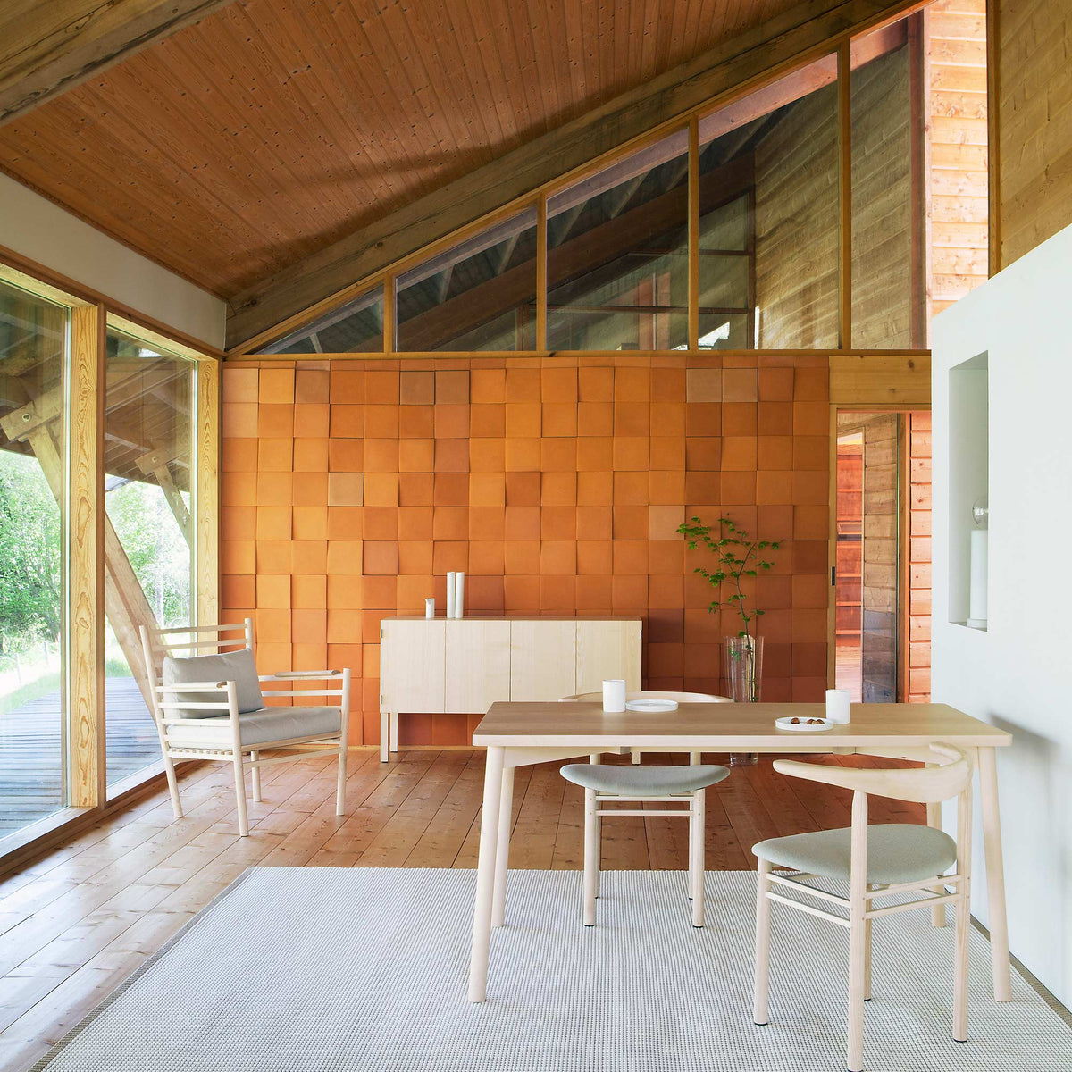 Arte Lounge Chair by Nikari, showing arte lounge chair in live shot.