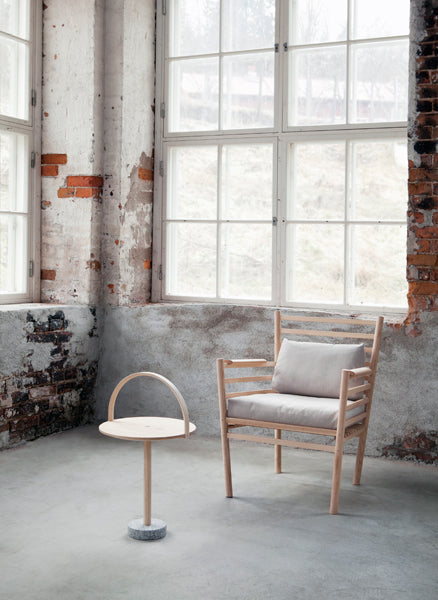 Arte Lounge Chair by Nikari, showing arte lounge chair in live shot.