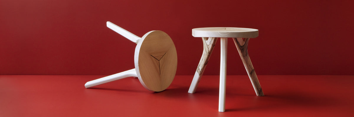 August Industry Stool by Nikari, showing august industry stool in live.