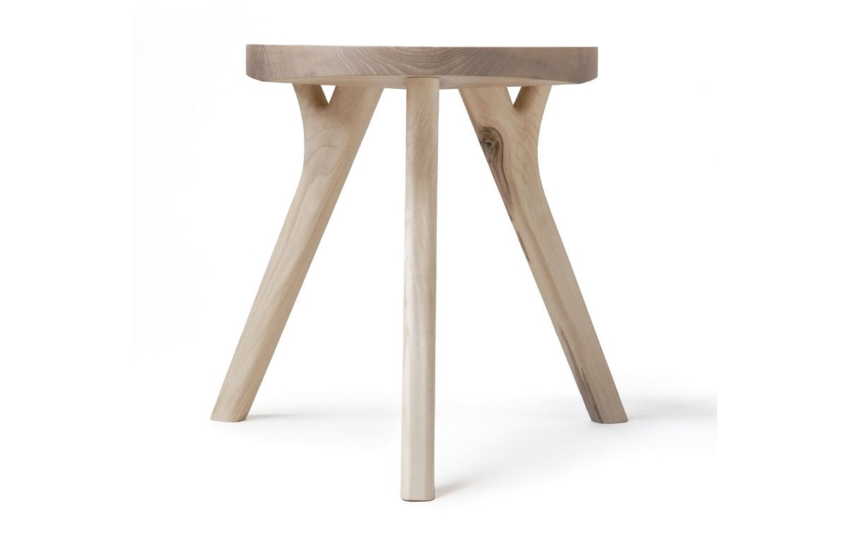August Industry Stool by Nikari - Ash Wood.