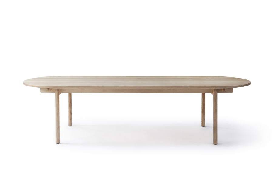 Basic Table by Nikari, showing front view of basic table.