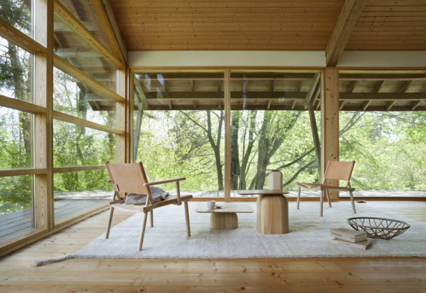 December Chair by Nikari, showing december chair in live shot.