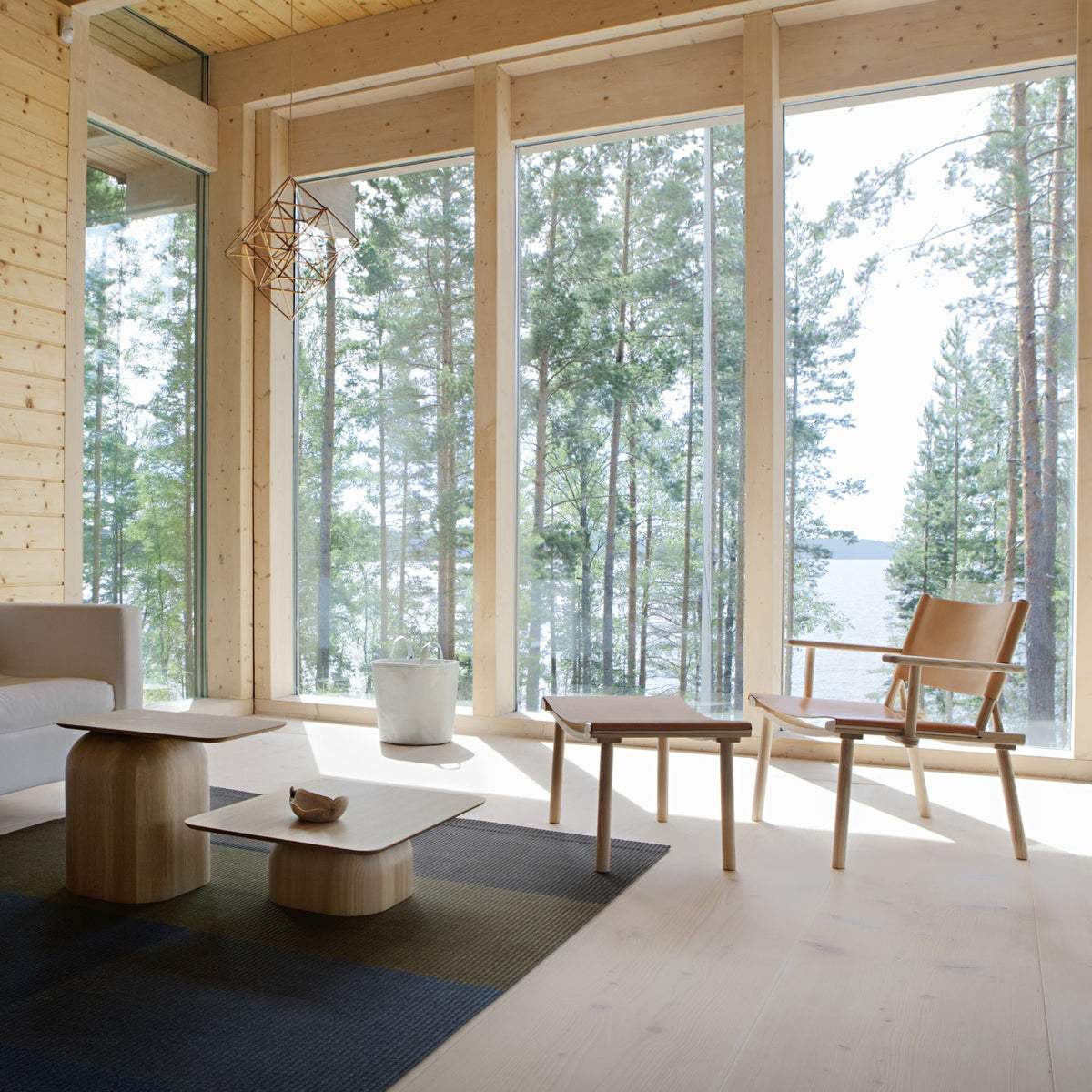 December Lounge Armchair by Nikari, showing december lounge armchair in live shot.