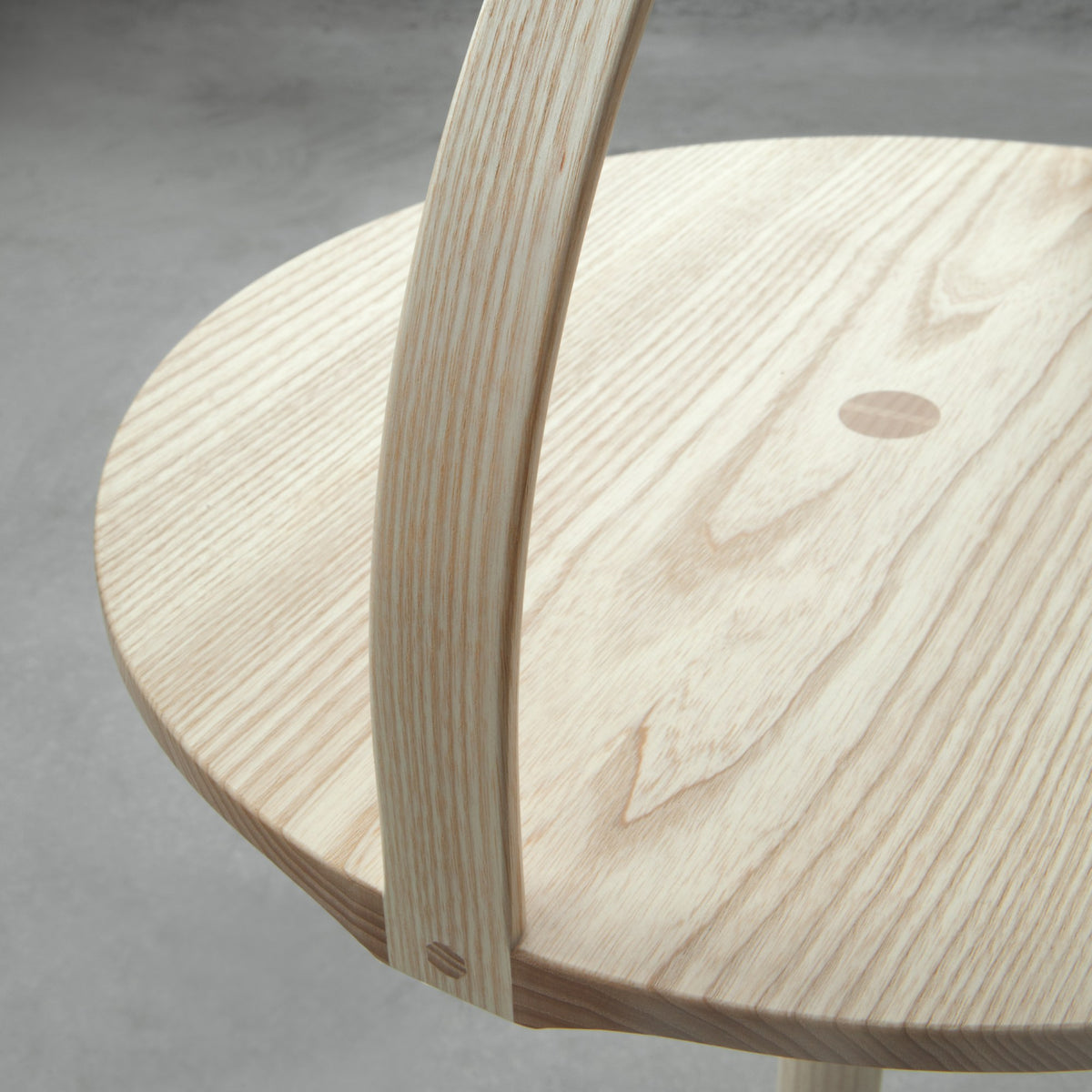 February Table by Nikari, showing detail view of table top of february table in live shot.