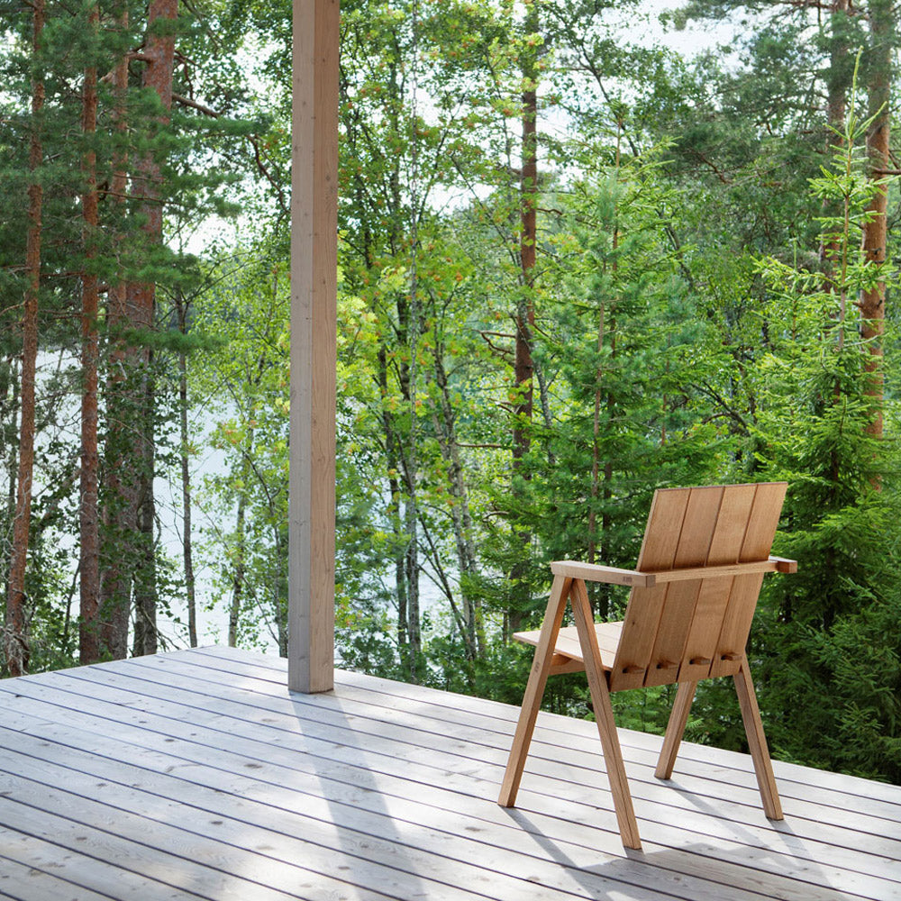 Arkipelago KVTT1 Outdoor Chair by Nikari, showing arkipelago kvtt1 outdoor chair in live shot.