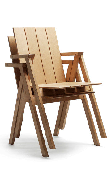 Arkipelago KVTT1 Outdoor Chair by Nikari, showing arkipelago kvtt1 outdoor chair in stack position.