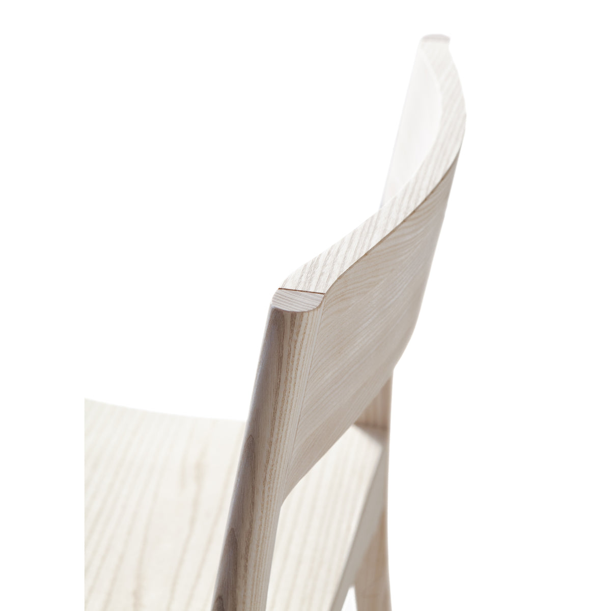 October Light Chair by Nikari, showing detail view of backside of october light chair.